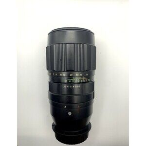 Telephoto Glass Lens Jupiter-21M 4/200 Soviet USSR Metal Canon Adapter Leather